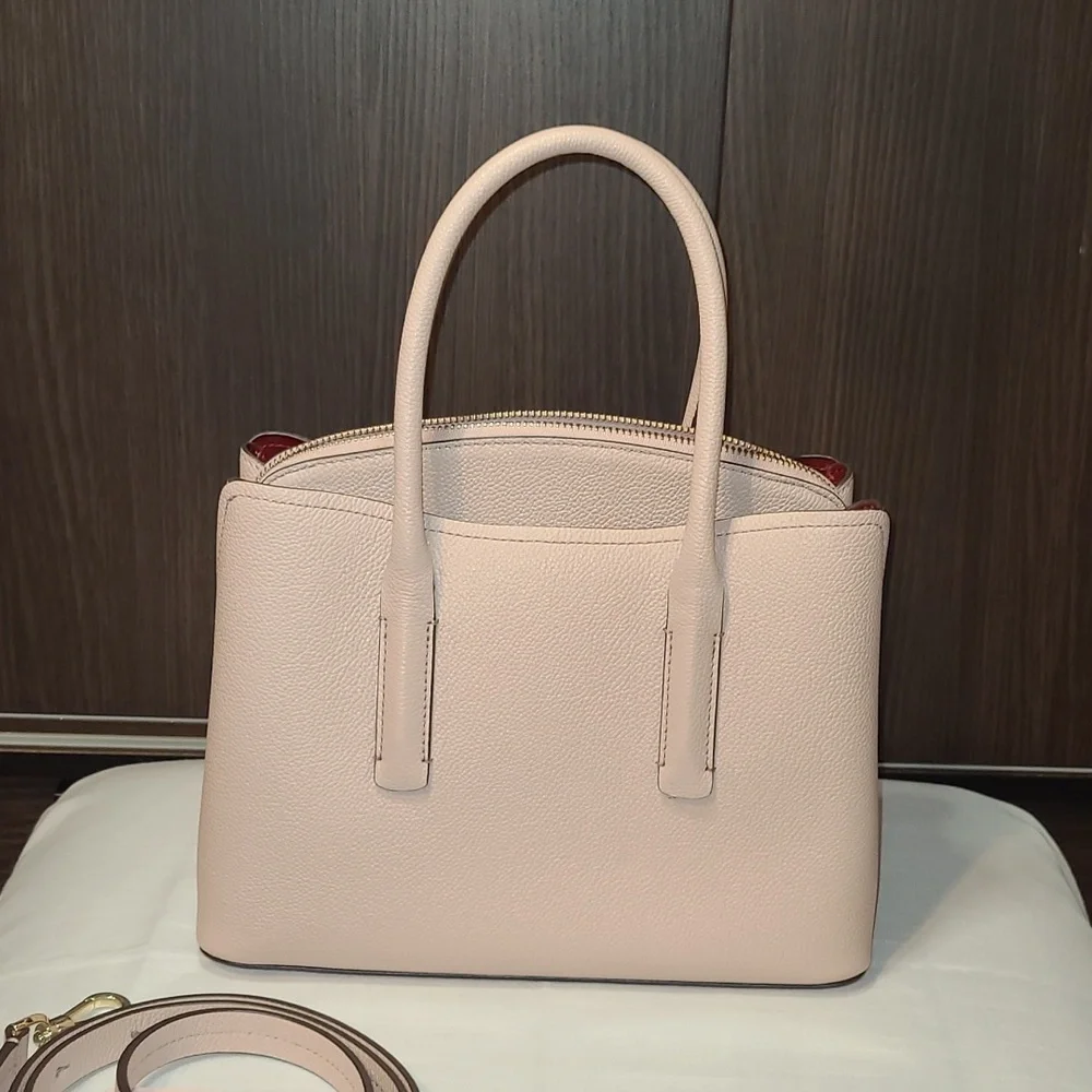 Kate Spade Dusty Pink Leather Top-Handle Satchel
